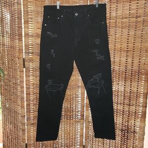 American Eagle Cozy Airflex + Ripped Jeans 34 x 28